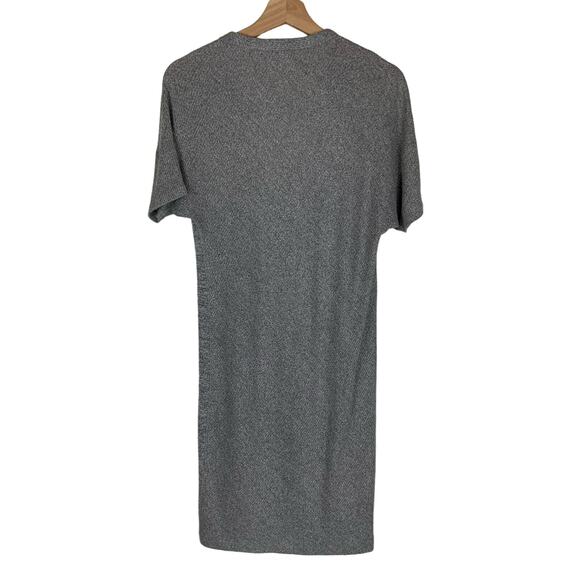 rag & bone Rosalind Short Sleeve Knit T-Shirt Dress Heather Gray Women's XS - Picture 2 of 5
